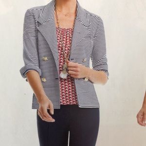 Cabi Life Jacket # 823 - Stretchy fabric. Machine Washable 3/4 sleeves.